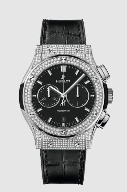 Chronograph titanium pavé 42ｍｍ