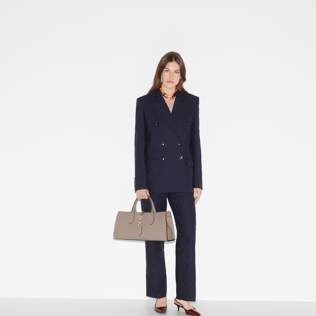 MEDIUM TOTE BAG WITH HOOK CLOSURE