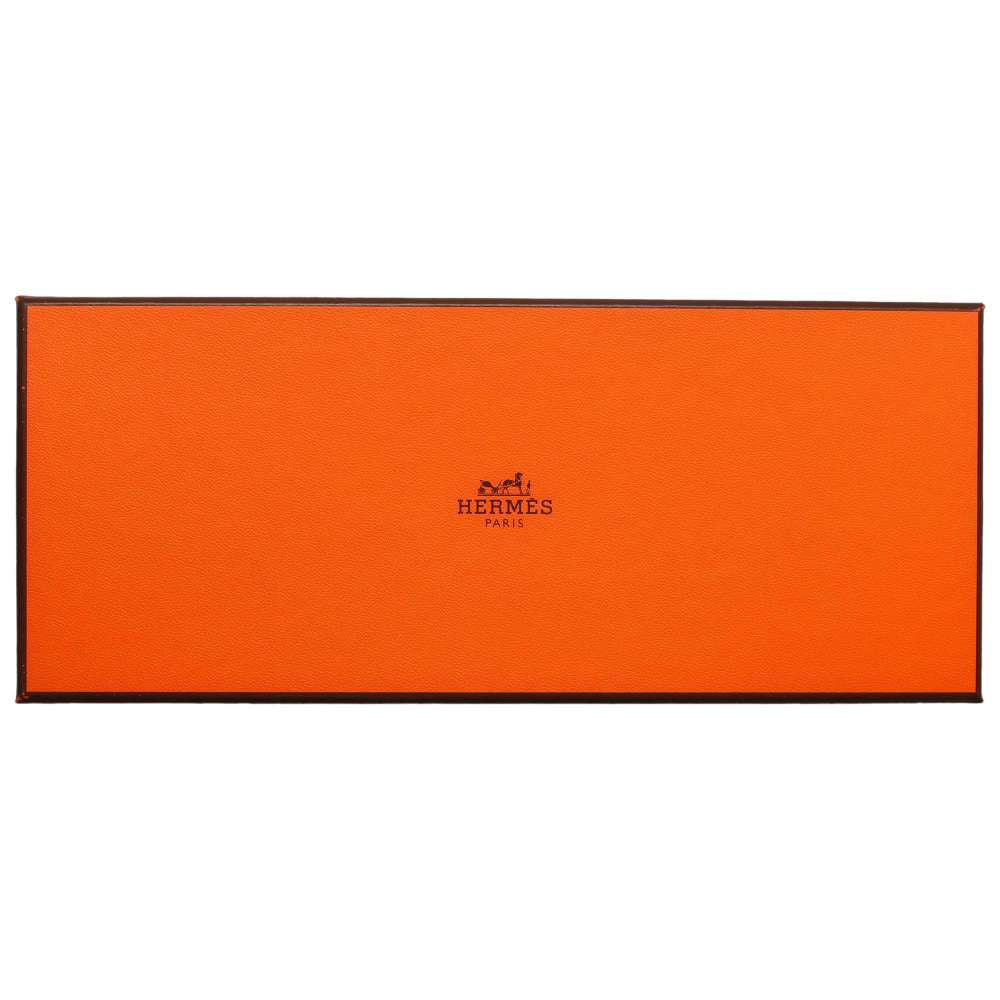 HERMES Rodeo Bag Charm Size PM Carnelian/Craie/Rose Texas Lambskin