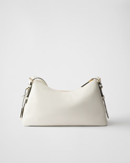 Prada Aimée large leather shoulder bag
