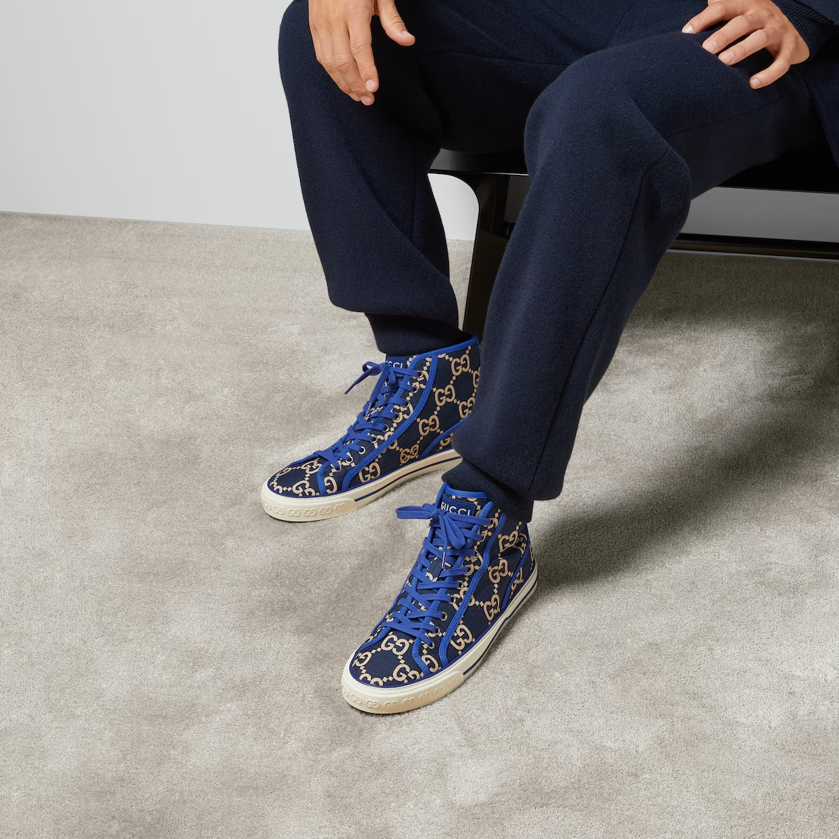 MEN'S GUCCI TENNIS 1977 HIGH-TOP SNEAKER