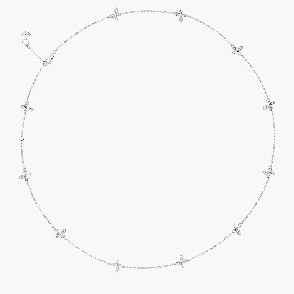 Pavé Butterfly Diamond Petite Necklace