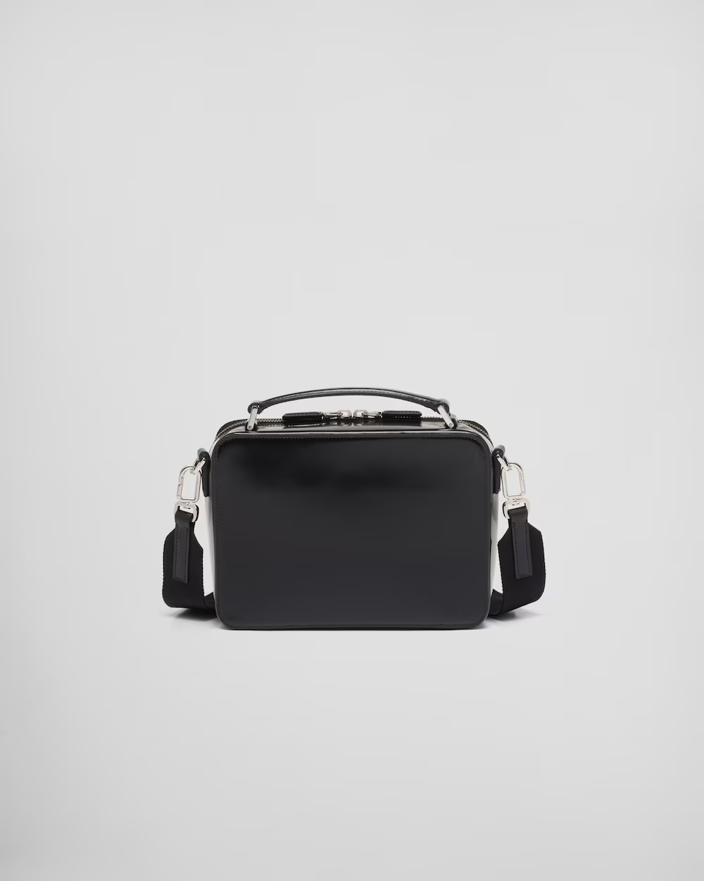 Medium Prada Brique brushed leather bag