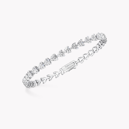 Heart Shape Diamond Bracelet