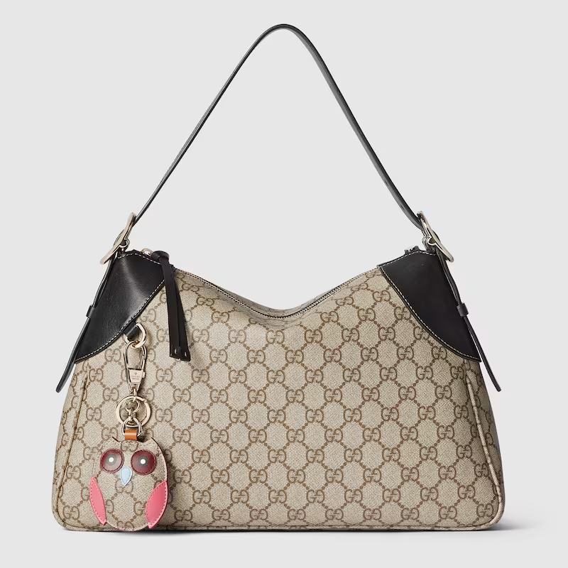 GG EMBLEM LARGE SHOULDER BAG