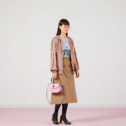 GUCCI BAMBOO 1947 SMALL TOP HANDLE BAG