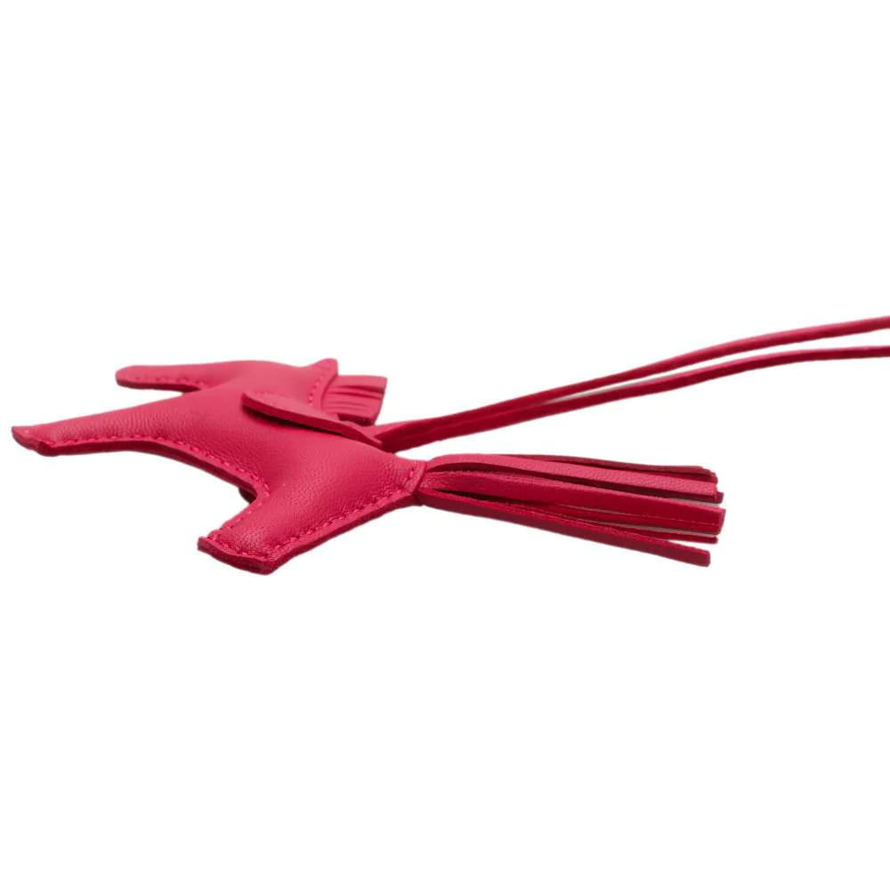 HERMES Rodeo Size PM Rose mexico Lambskin