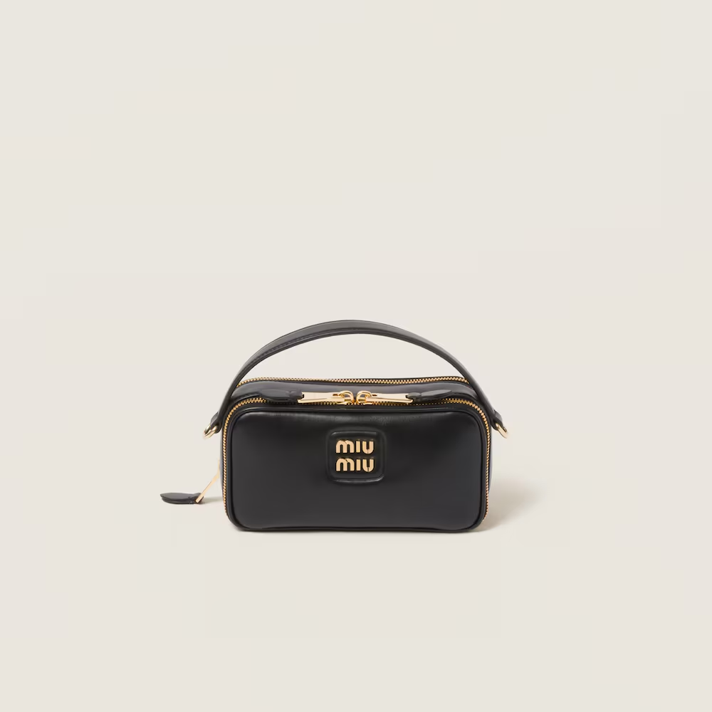 Leather shoulder bag