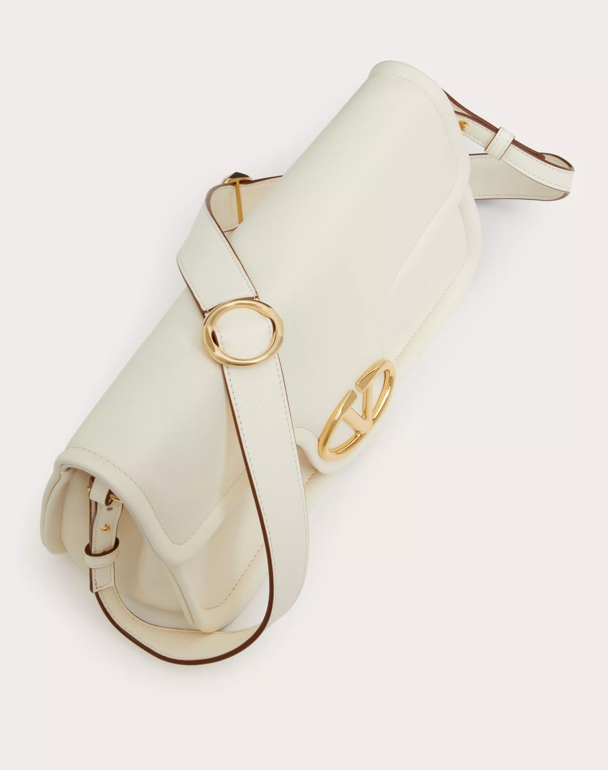 VALENTINO GARAVANI NAPPA LEATHER SHOULDER BAG