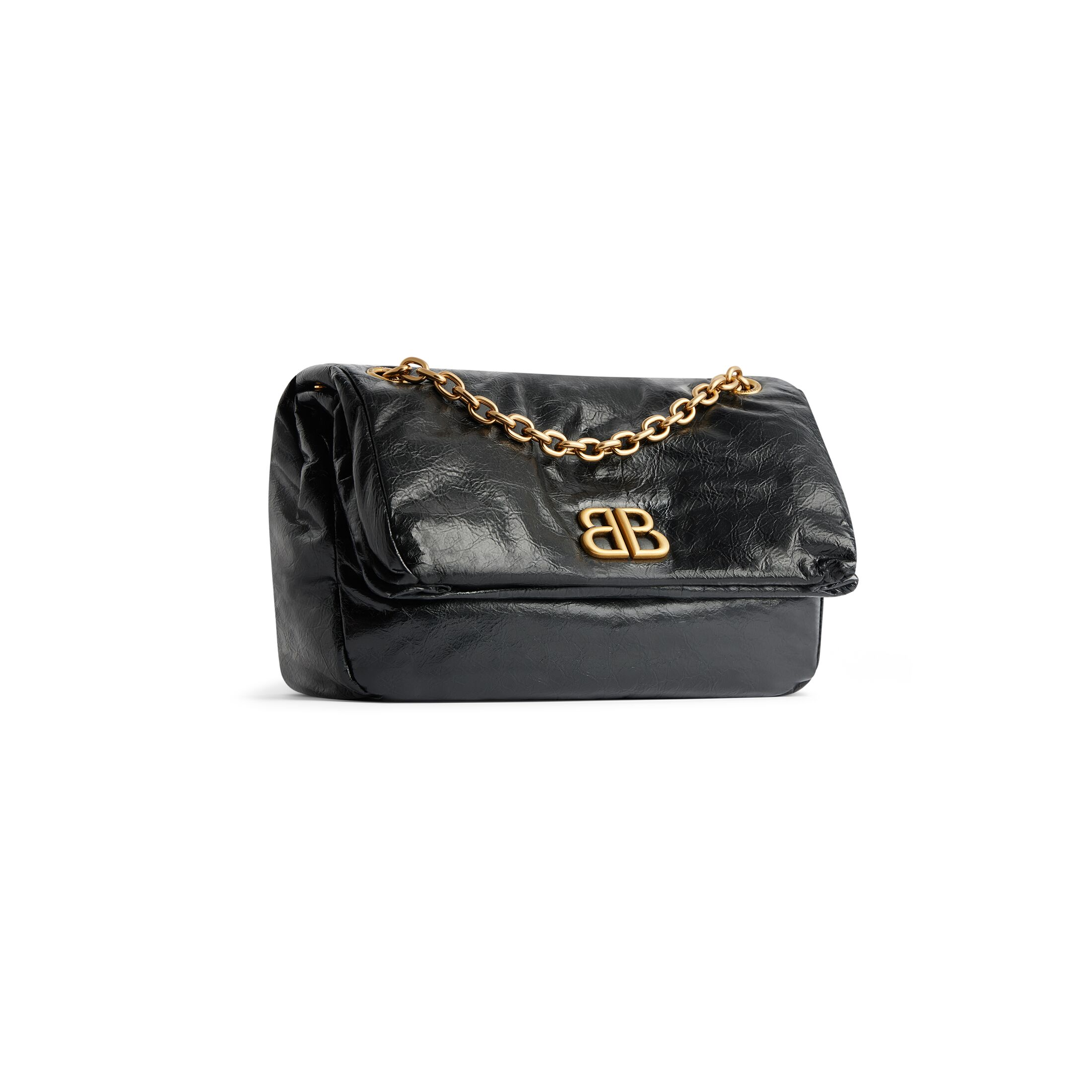 WOMEN'S MONACO SMALL CHAIN BAG IN BLACK