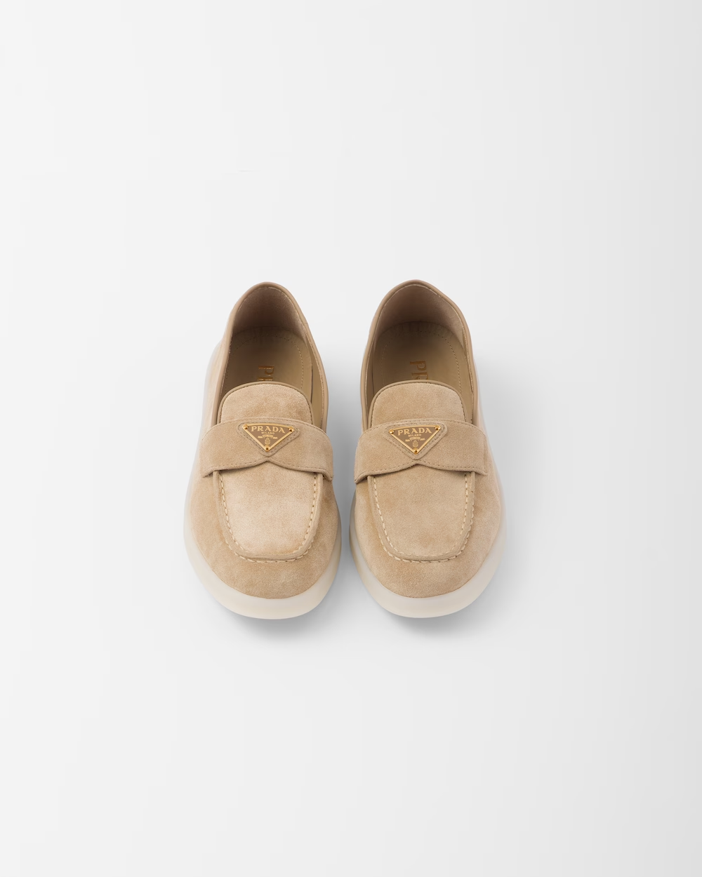 Suede leather loafers