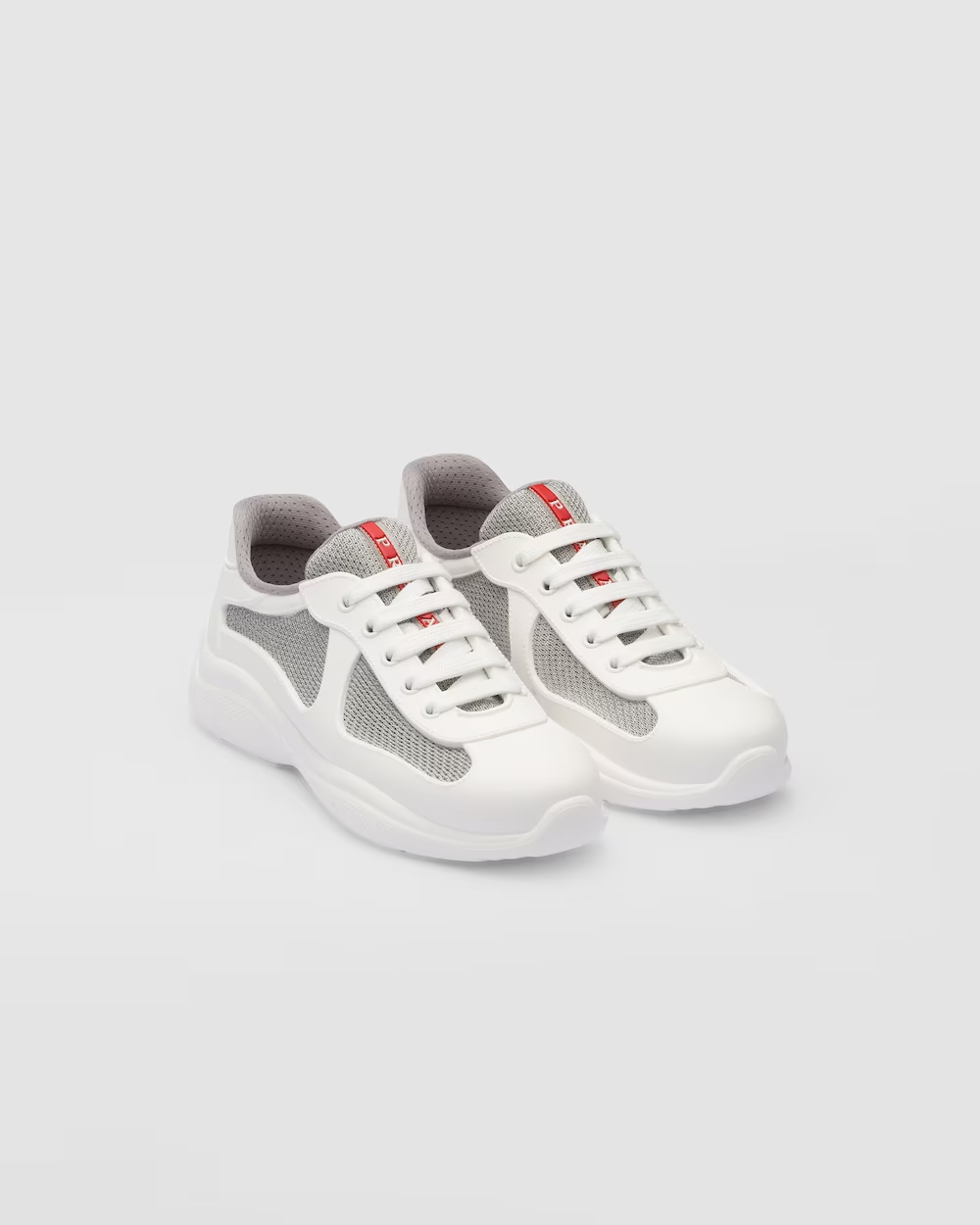 Prada America's Cup Soft rubber and bike fabric sneakers