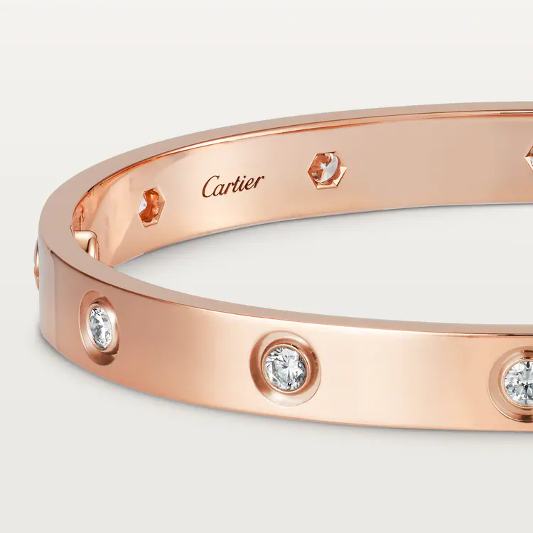 LOVE BRACELET, 10 DIAMONDS