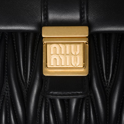 Matelassé nappa leather handbag