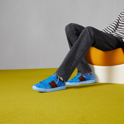 MEN'S ACE GG CRYSTAL CANVAS SNEAKER