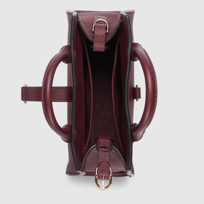 SMALL TOTE BAG WITH HOOK CLOSURE