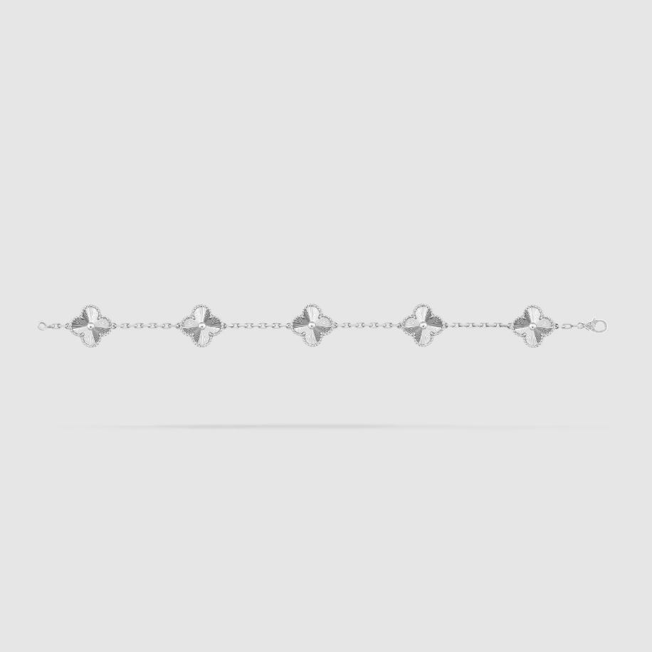 Vintage Alhambra bracelet, 5 motifs