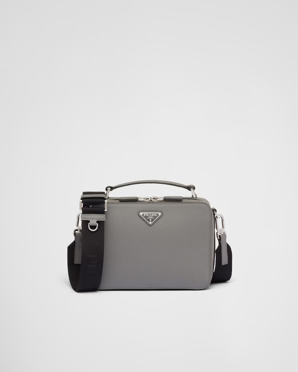 Medium Prada Brique Saffiano leather bag
