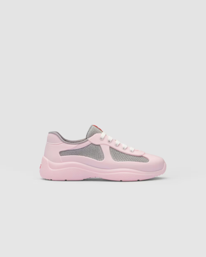 Prada America's Cup Soft rubber and bike fabric sneakers