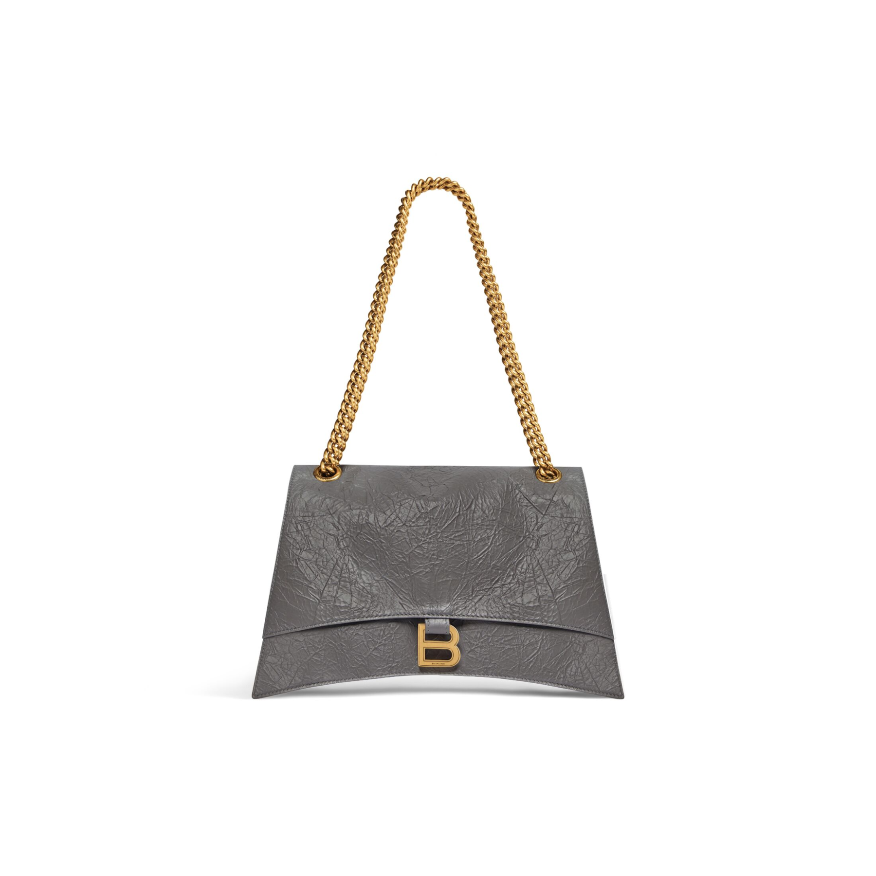 WOMEN'S CRUSH MEDIUM CHAIN BAG IN DARK GREY
