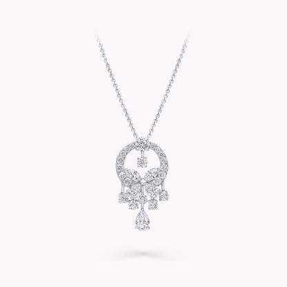 Classic Butterfly Diamond Petite Pendant