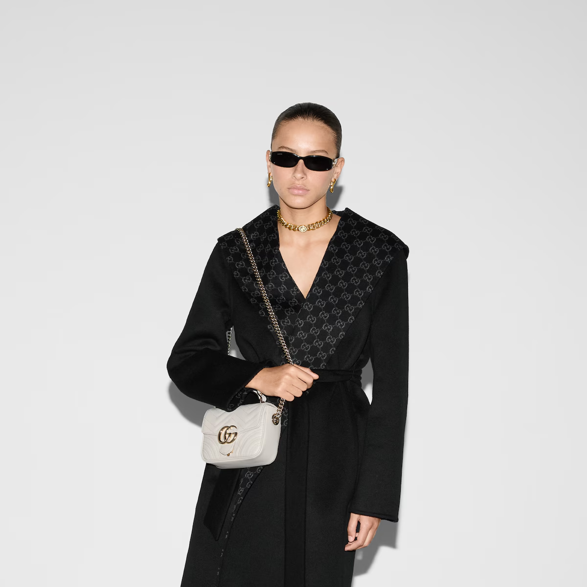 GG MARMONT MINI TOP HANDLE BAG