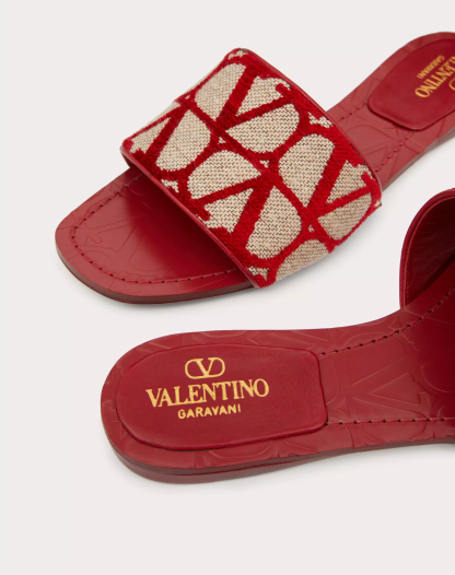TOILE ICONOGRAPHE SLIDE SANDAL