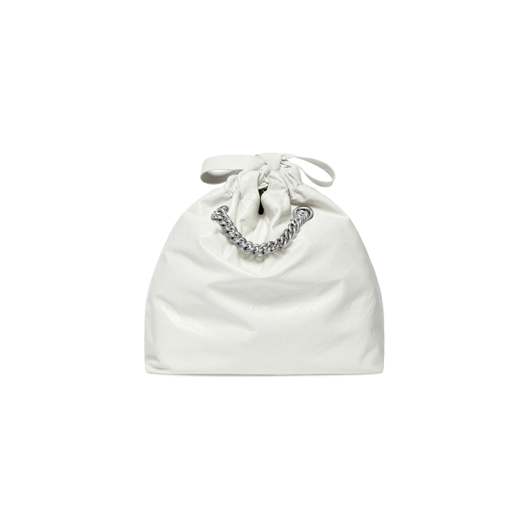 WOMEN'S CRUSH SMALL TOTE BAG IN OPTIC WHITE
