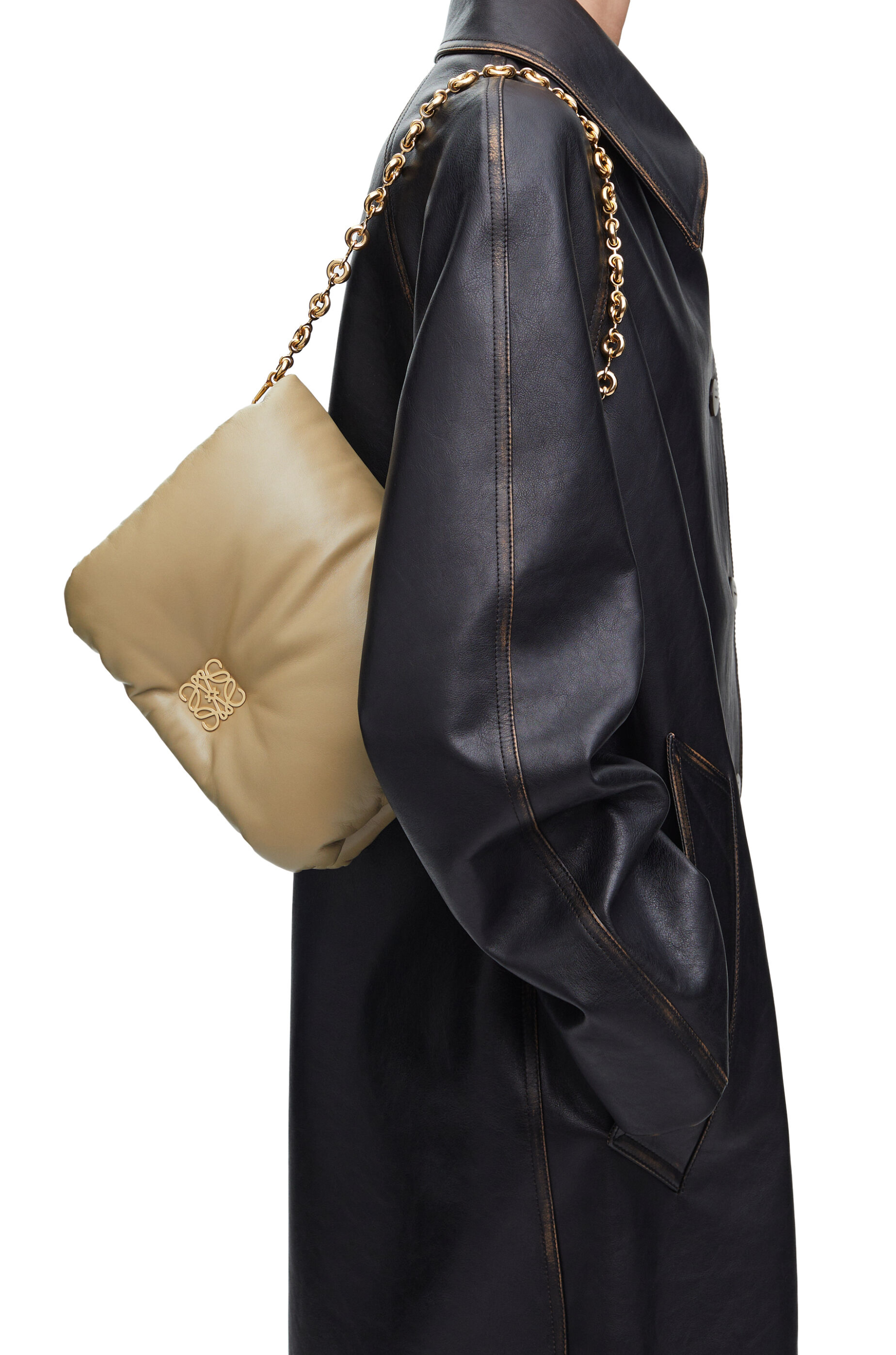 Puffer Goya bag in shiny nappa lambskin