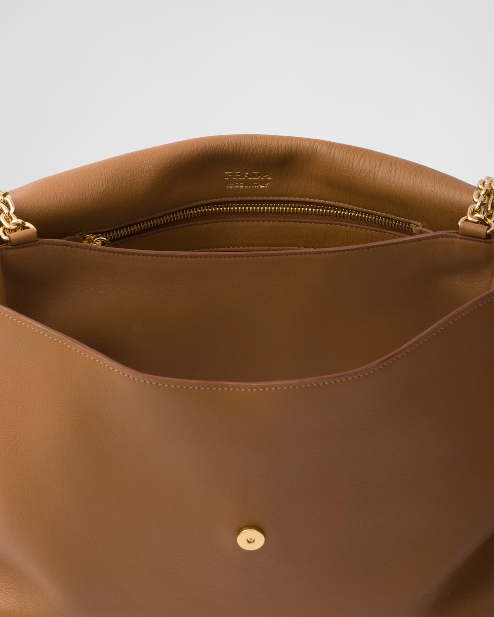 Large leather shoulder bag