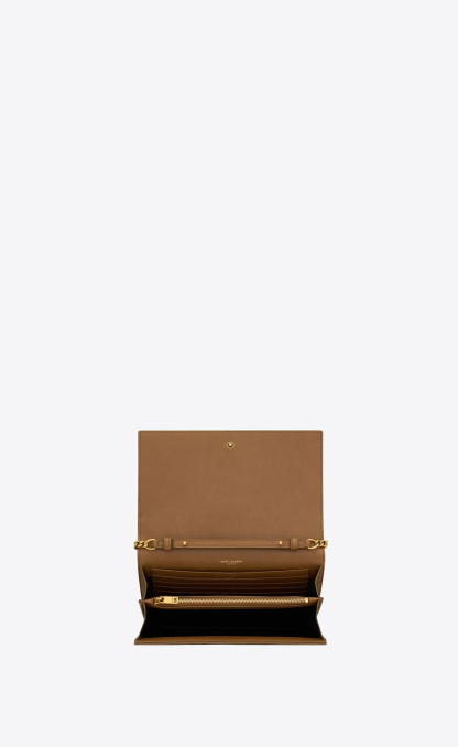 CASSANDRE MATELASSÉ CARRÉ CHAIN WALLET IN LAMBSKIN