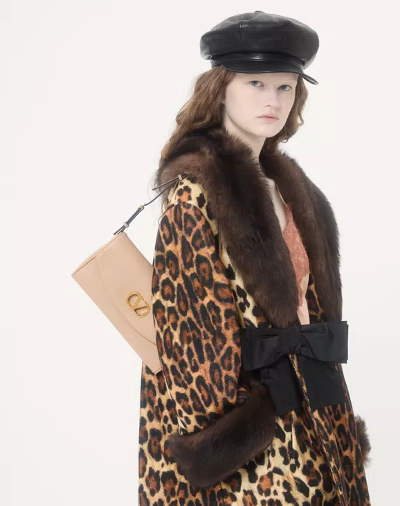 Valentino Garavani DeVain Small Nappa Shoulder Bag