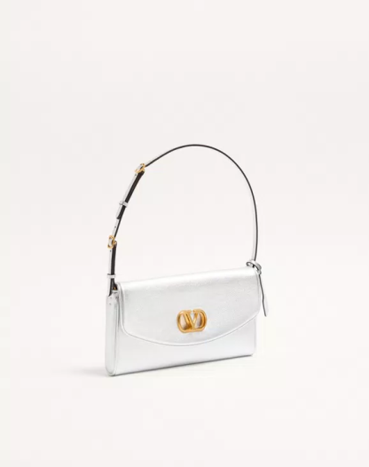 Valentino Garavani DeVain Small Shoulder Bag in Laminated Nappa Leather