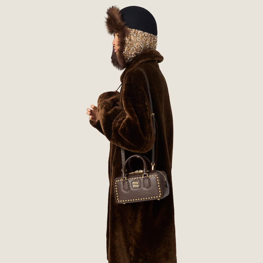 Arcadie studded leather bag