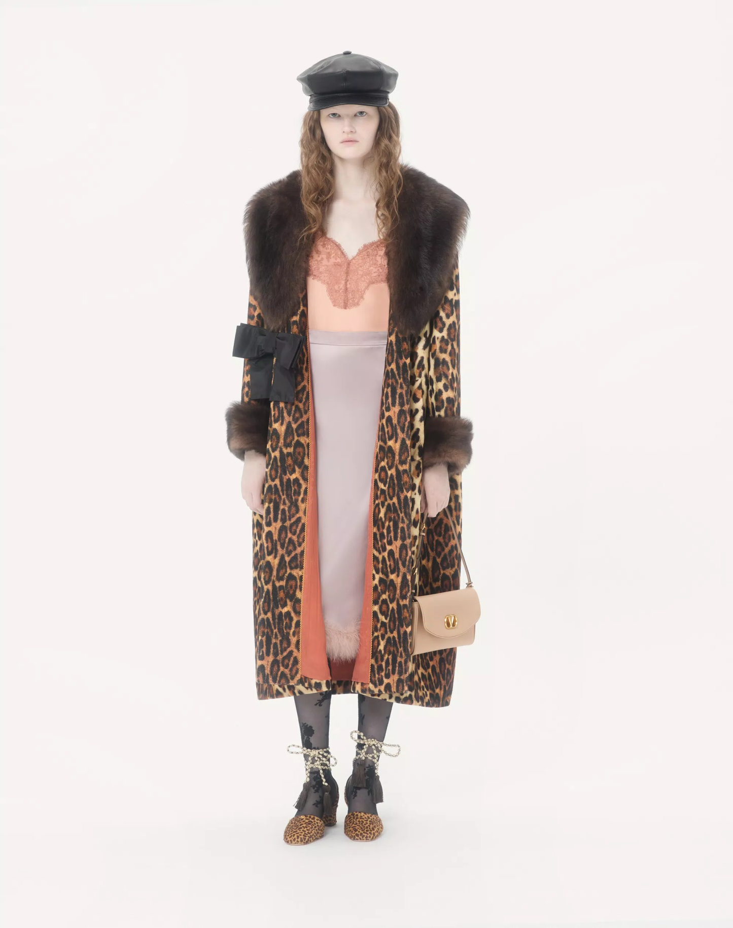 Valentino Garavani DeVain Small Nappa Shoulder Bag