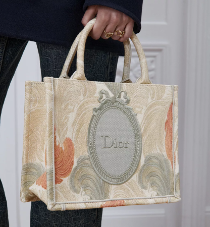 Small Dior Book Tote with Strap