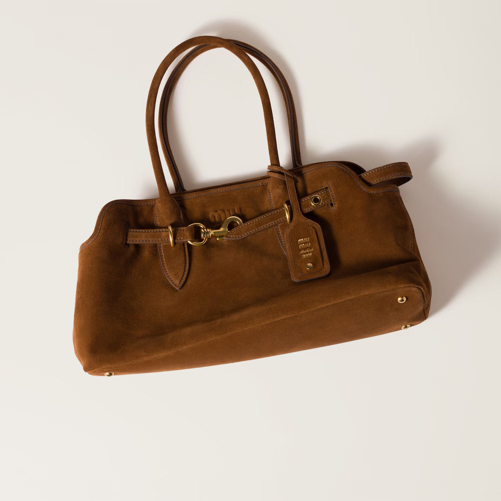 Aventure suede bag