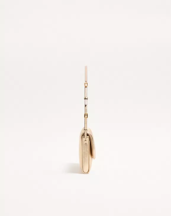 Valentino Garavani DeVain Small Shoulder Bag in Laminated Nappa Leather