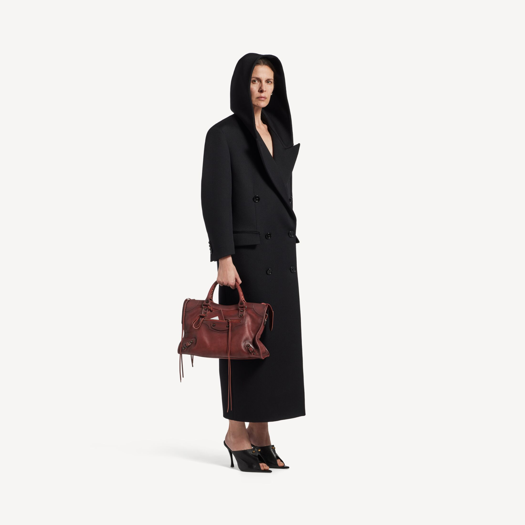 Women's Le City Bag Medium in Brick