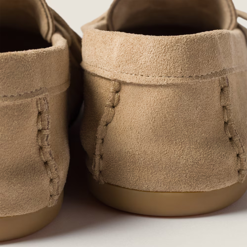 Suede Deck loafers
