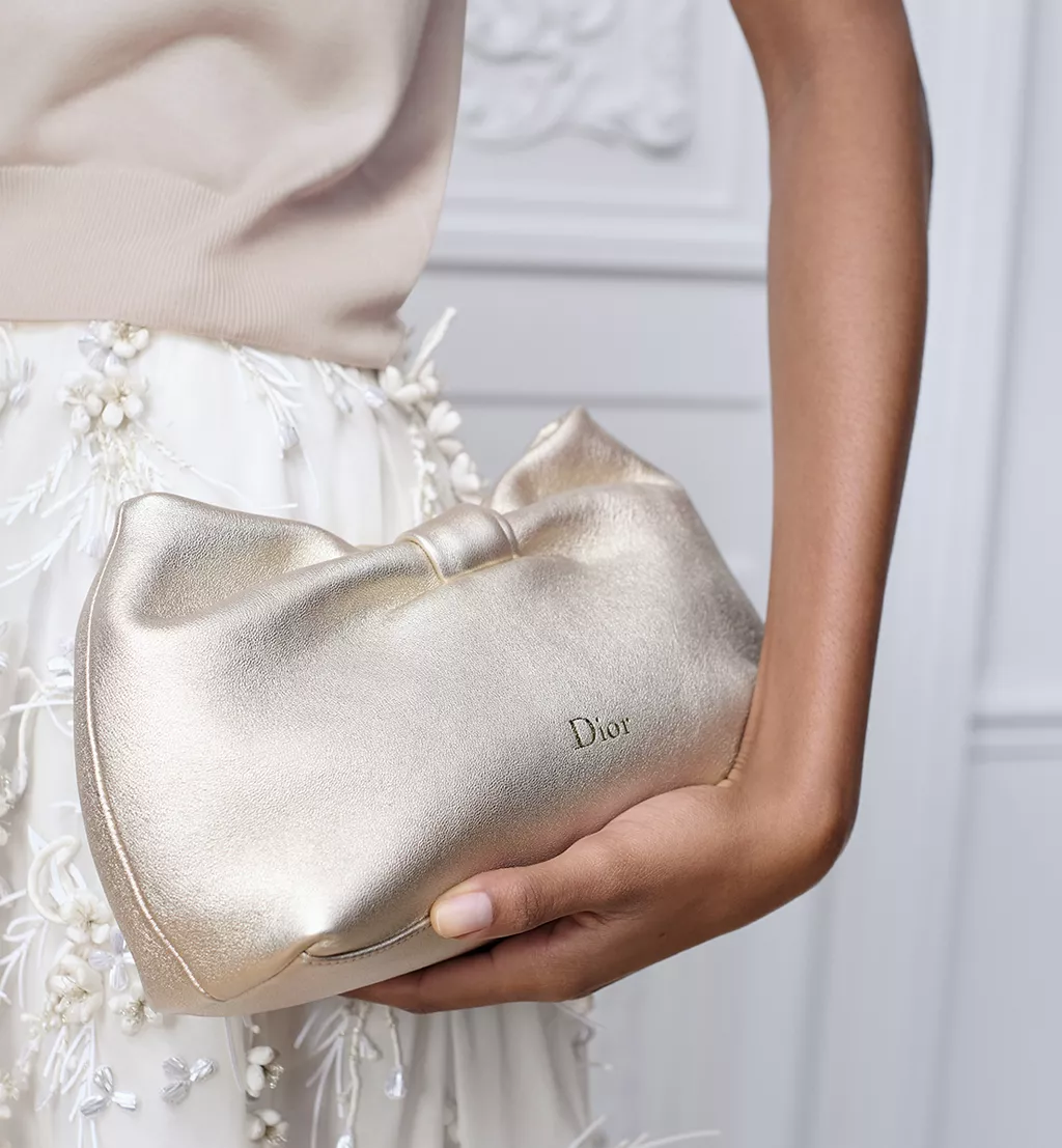 Dior Or Small Dior Bow Bag