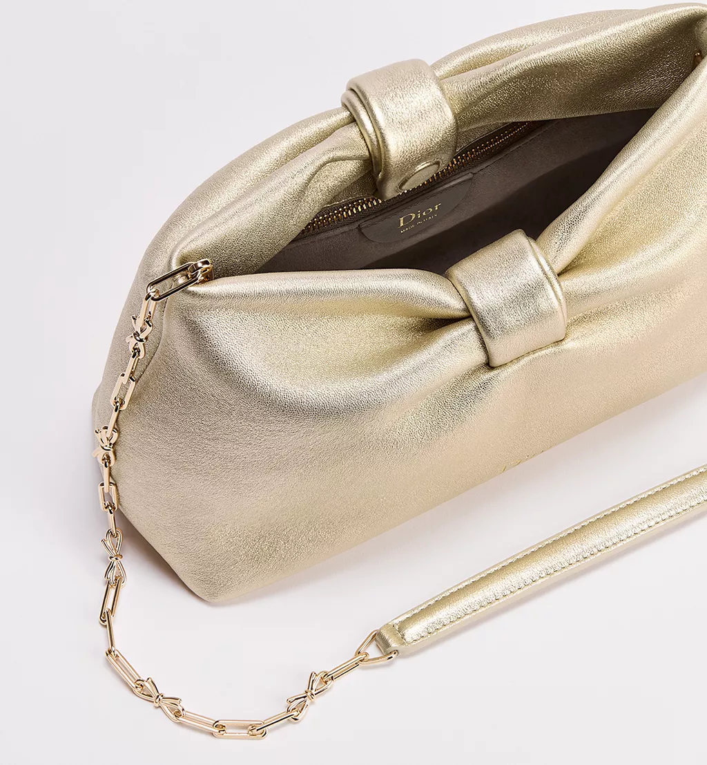 Dior Or Small Dior Bow Bag