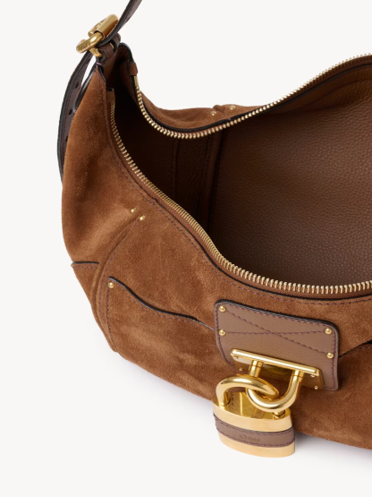 Paddington crossbody bag in suede leather