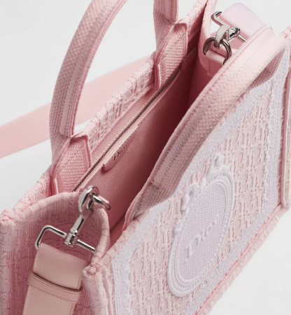 Dioramour Small Dior Book Tote with Strap