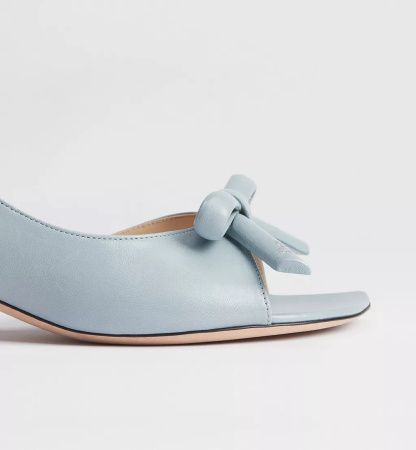 Dior Bow Heeled Slingback Sandal