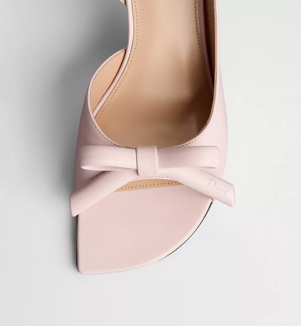 Dior Bow Heeled Slingback Sandal