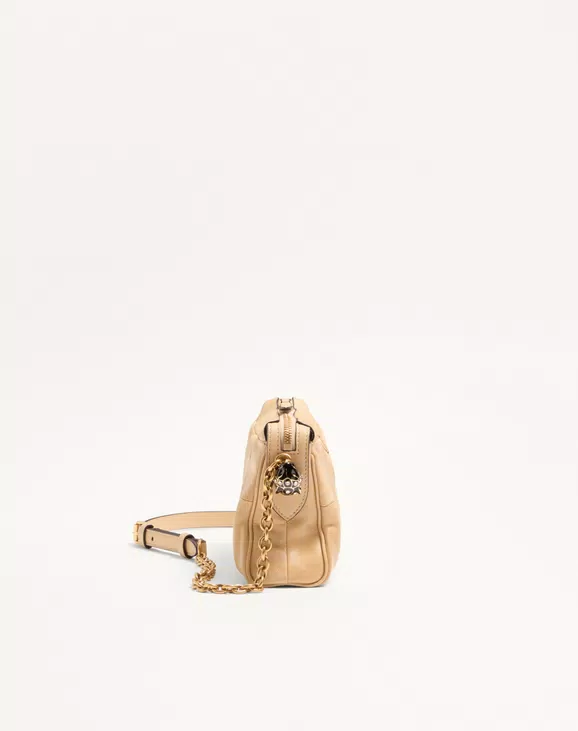 Valentino Garavani Panthea Small Shoulder Bag In Nappa Leather With A Chevron Pattern