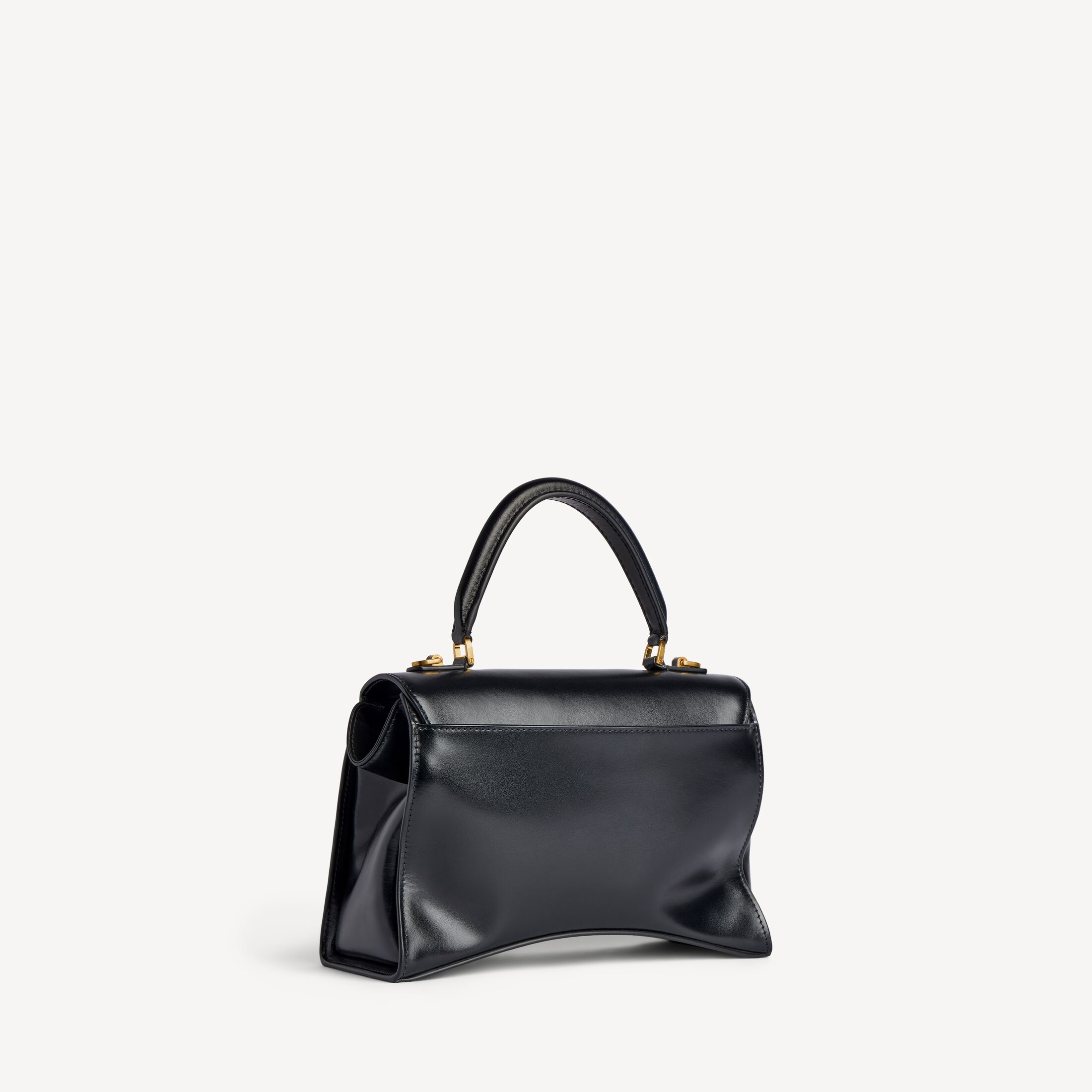 Women's Hourglass Avenue Top Handle Bag Small in Black