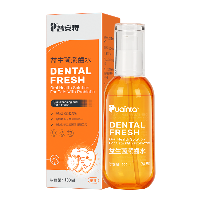 普安特寵物漱口水狗狗益生菌潔齒水100ml