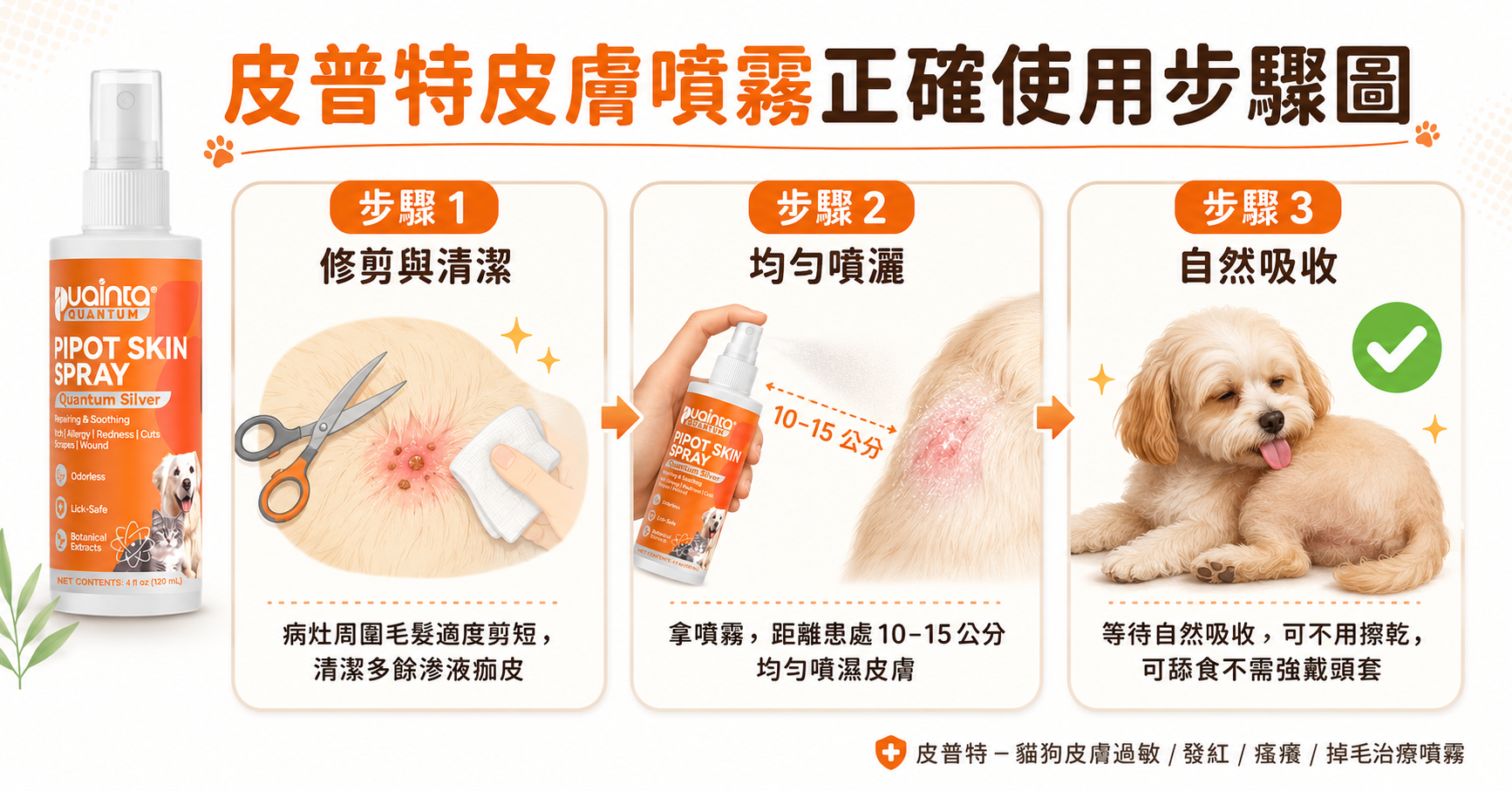 皮普特噴霧使用方法